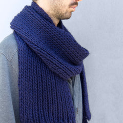 Shop the Vale Scarf beginner's knitting kit at Stitch & Story