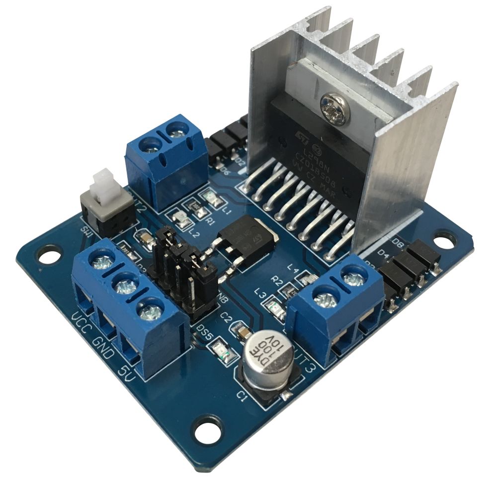 L298n Dual H Bridge Motor Driver Module 4tronix