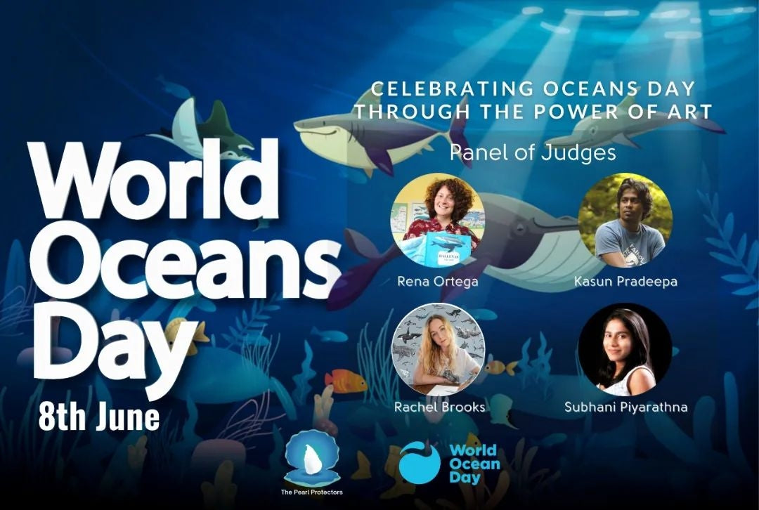 World Oceans Day Art Competition judging panel - rachel brooks art and the pearl protectors