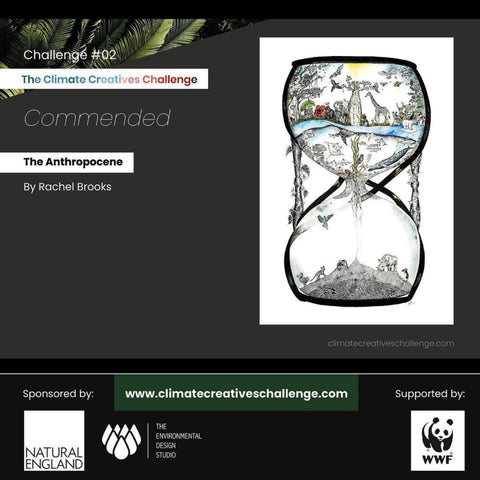 The Anthropocene -Climate Creatives Challenge by Rachel Brooks Art Commended Entry
