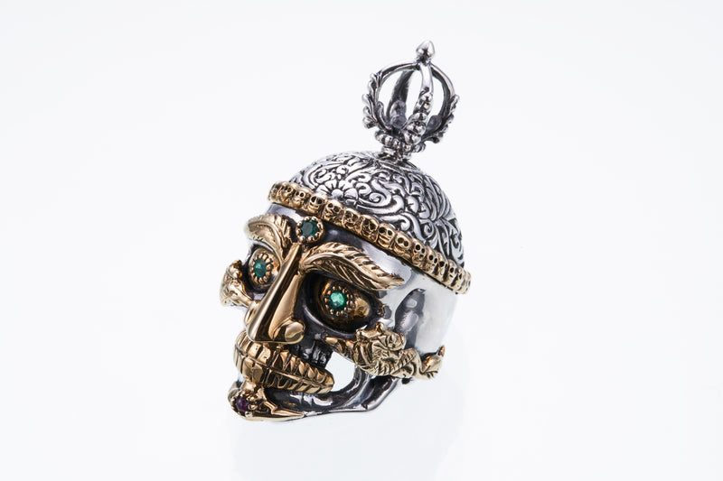 TIBETAN MONK SKULL PENDANT ZOCALO（ソカロ）-