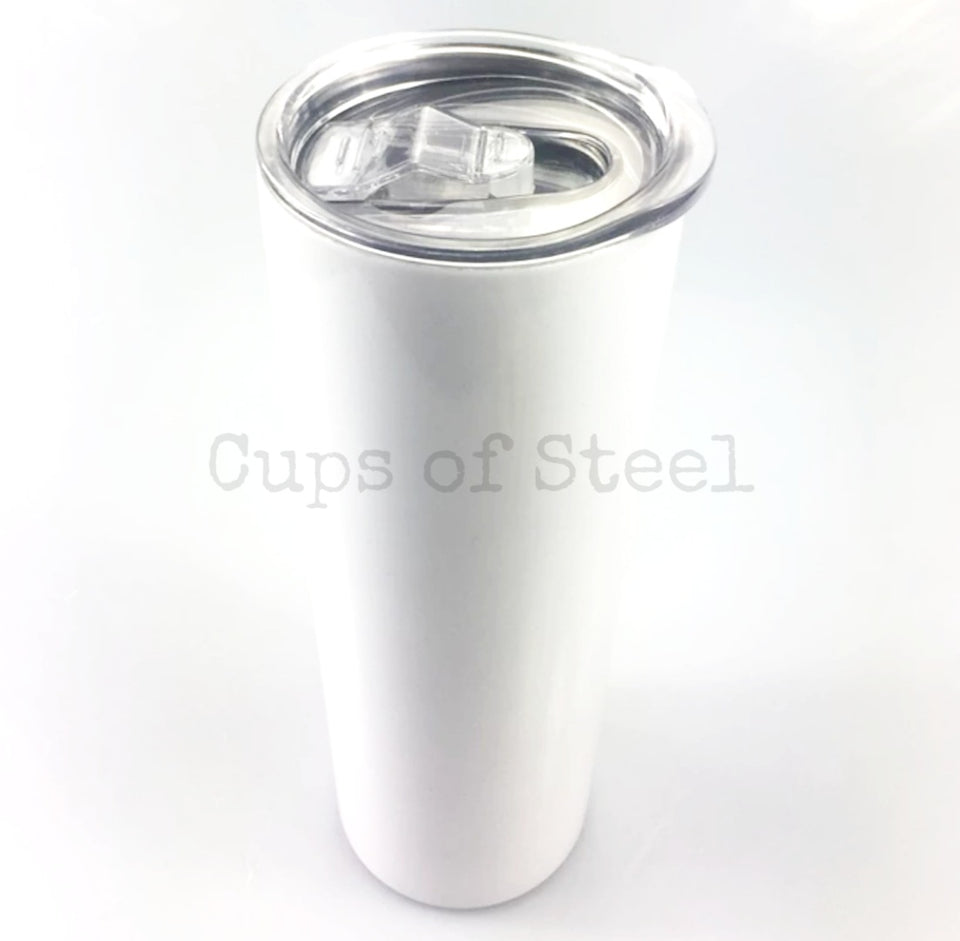 Download 20oz Straight Skinny Sublimation No Taper Leakproof Tumbler W Straw Cups Of Steel