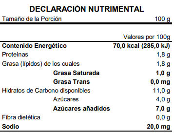 Casablanca Yoghurt Fresa Tabla