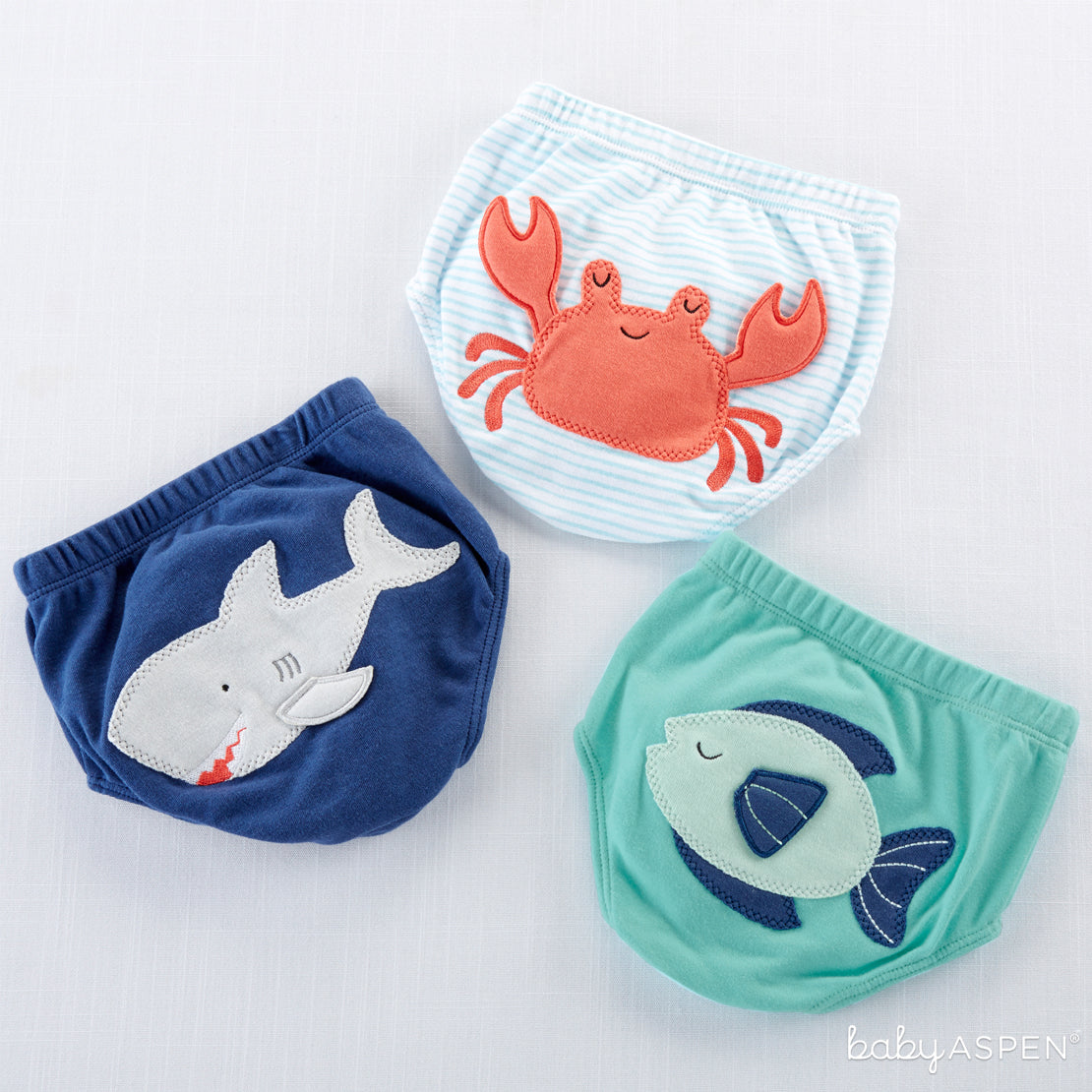 Assortment of Under The Sea 3-piece Diaper Covers - Boy | Brilliant Beach Baby Gifts + A Giveaway | Baby Aspen