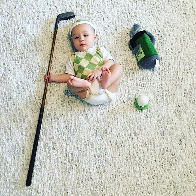 Baby Golfer | Fan Photo by nollie_pollie_ollie via Instagram | Baby Aspen