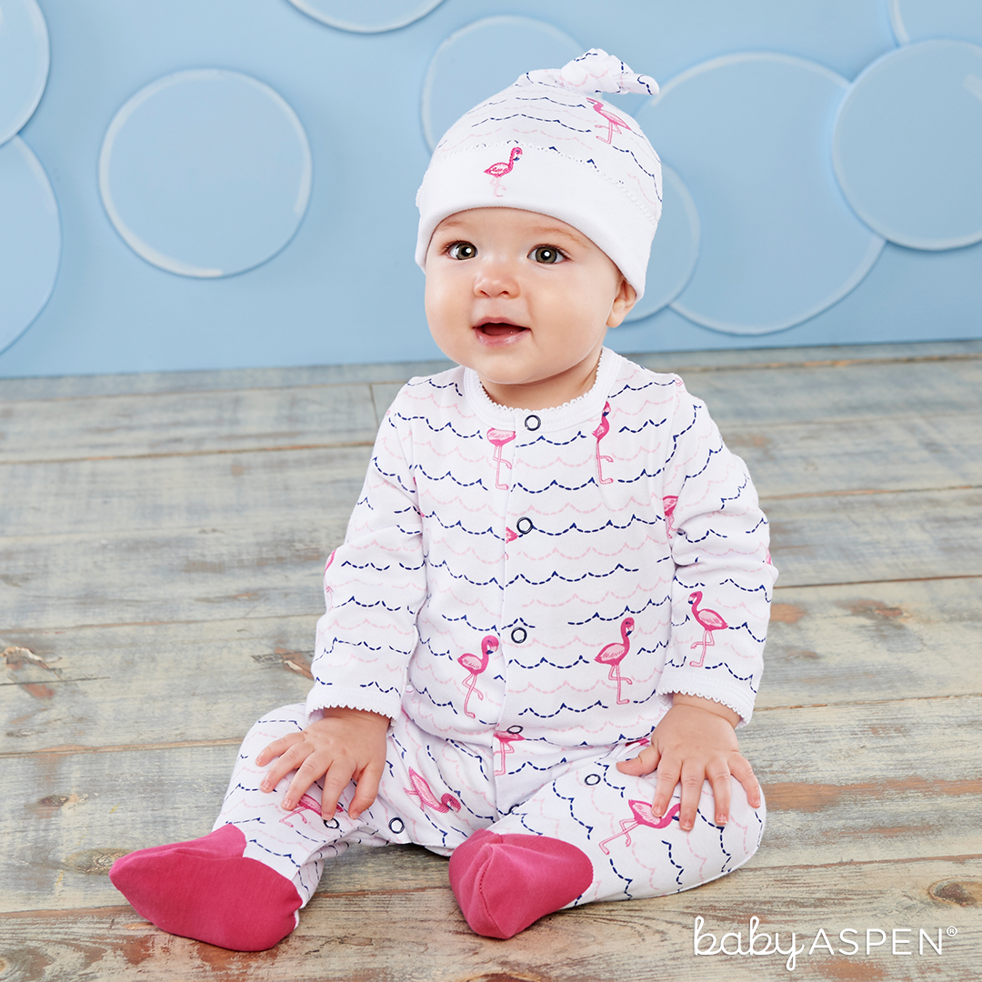 Flamingo Pajamas on Baby | Baby Aspen