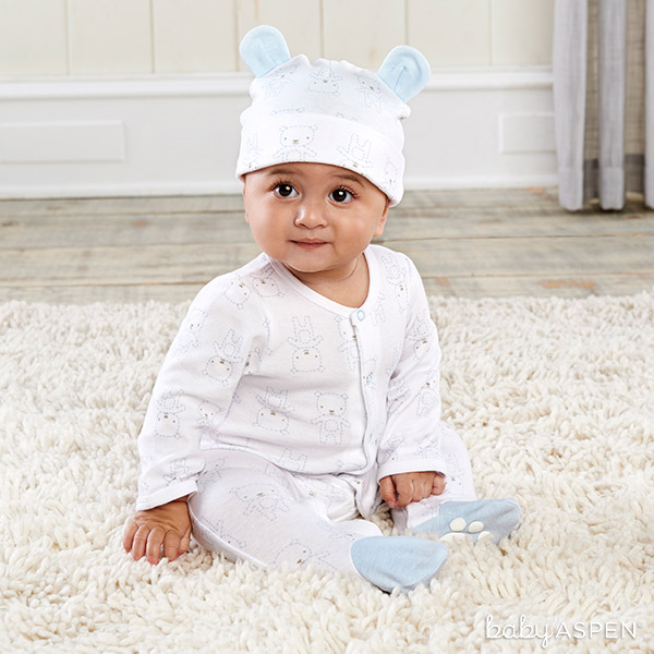 Beary Sleepy Baby Pajama Gift Set | Baby Aspen