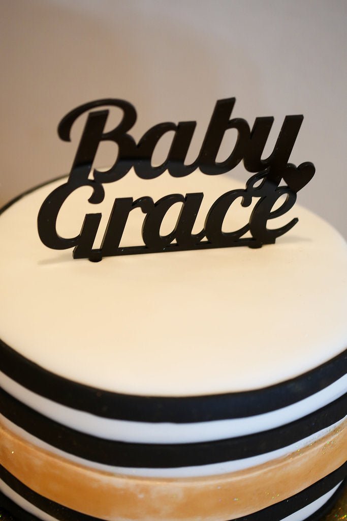Baby Grace Cake Topper Baby Shower | Miss Cake 