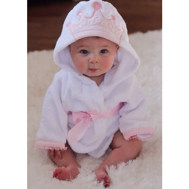 Baby in Princess Robe | @cellajaneblog on Instagram