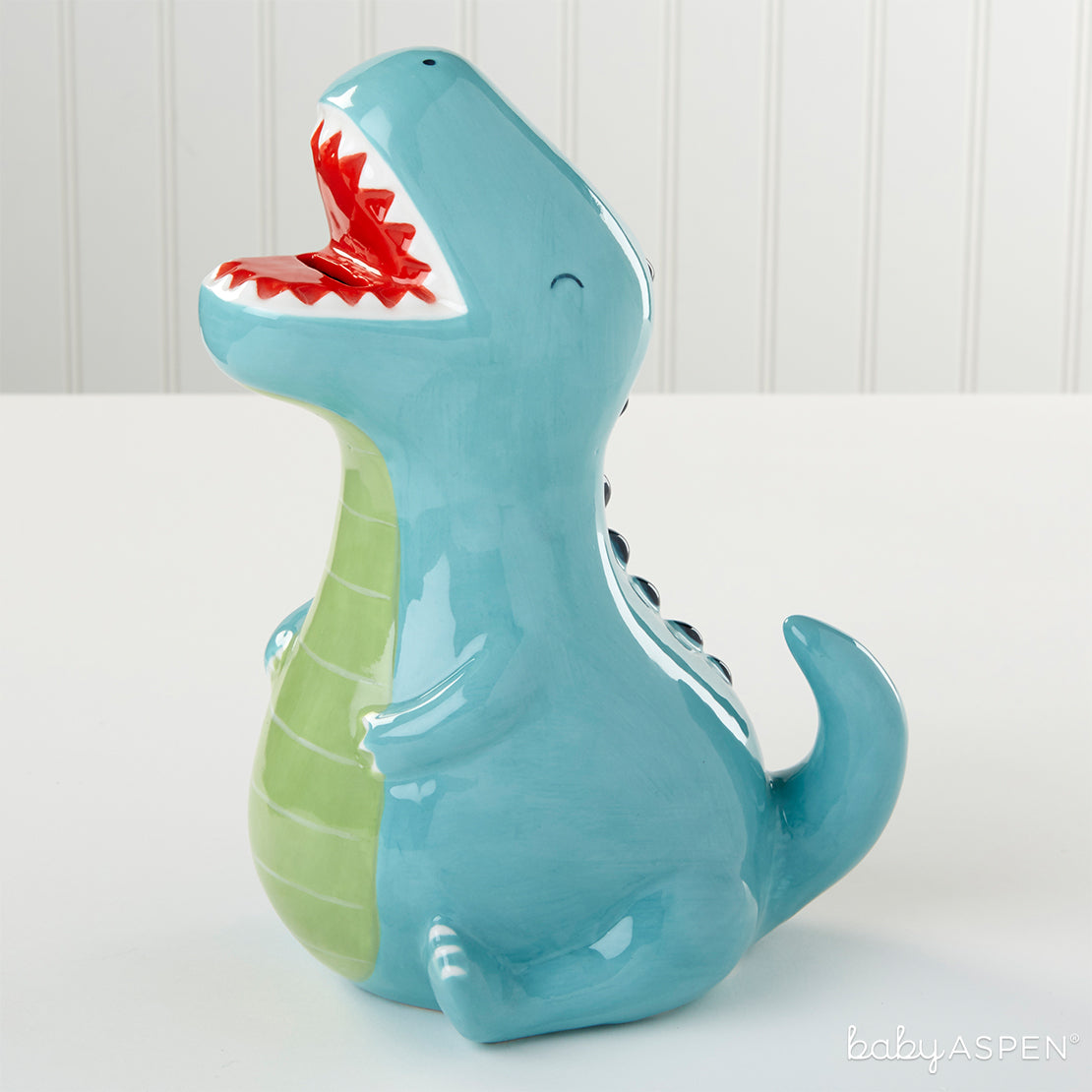 Dino Baby T-Rex Porcelain | Baby Banks You'll Want in Your Nursery | Baby Aspen
