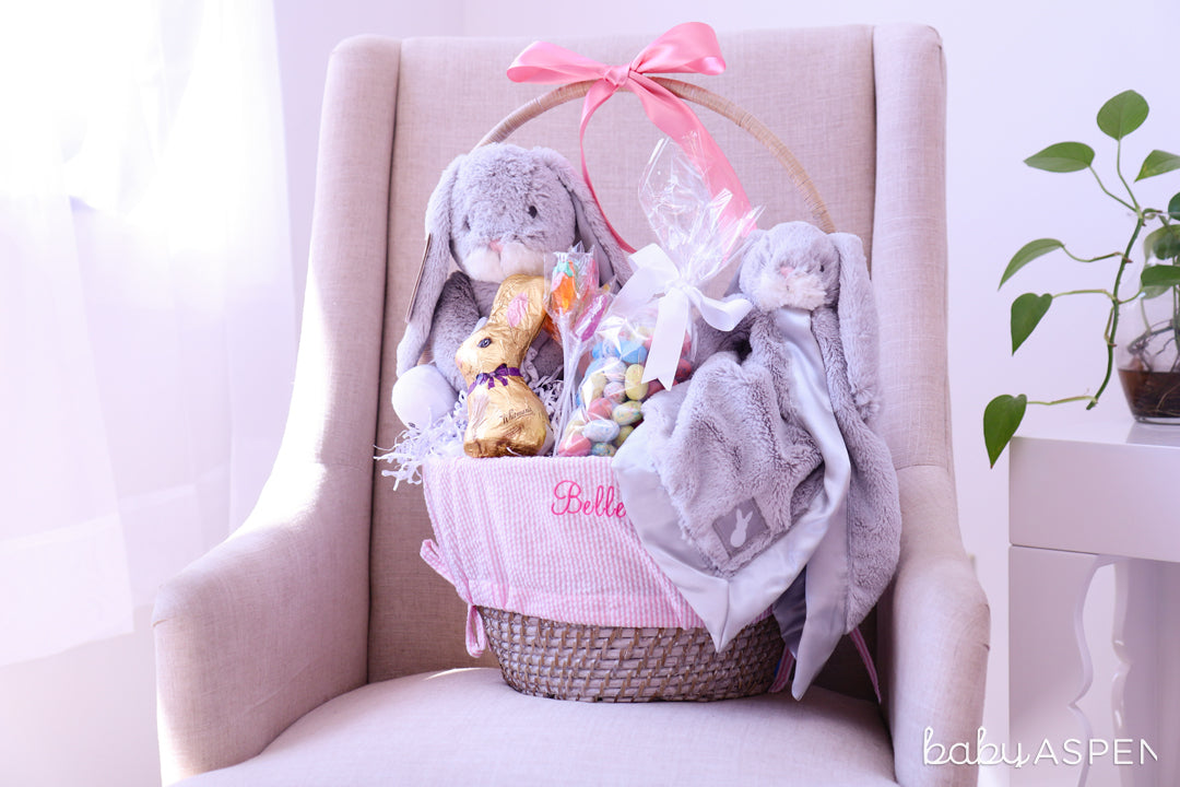 Easter Basket Without Eggs | A Sweet Easter Basket DIY | Baby Aspen