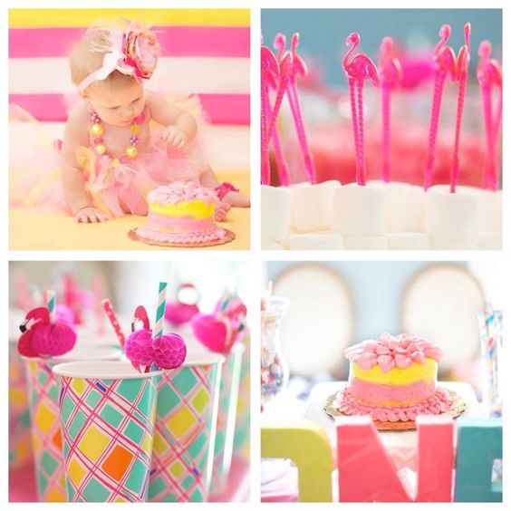 Flamingo First Birthday Kara's Party Ideas