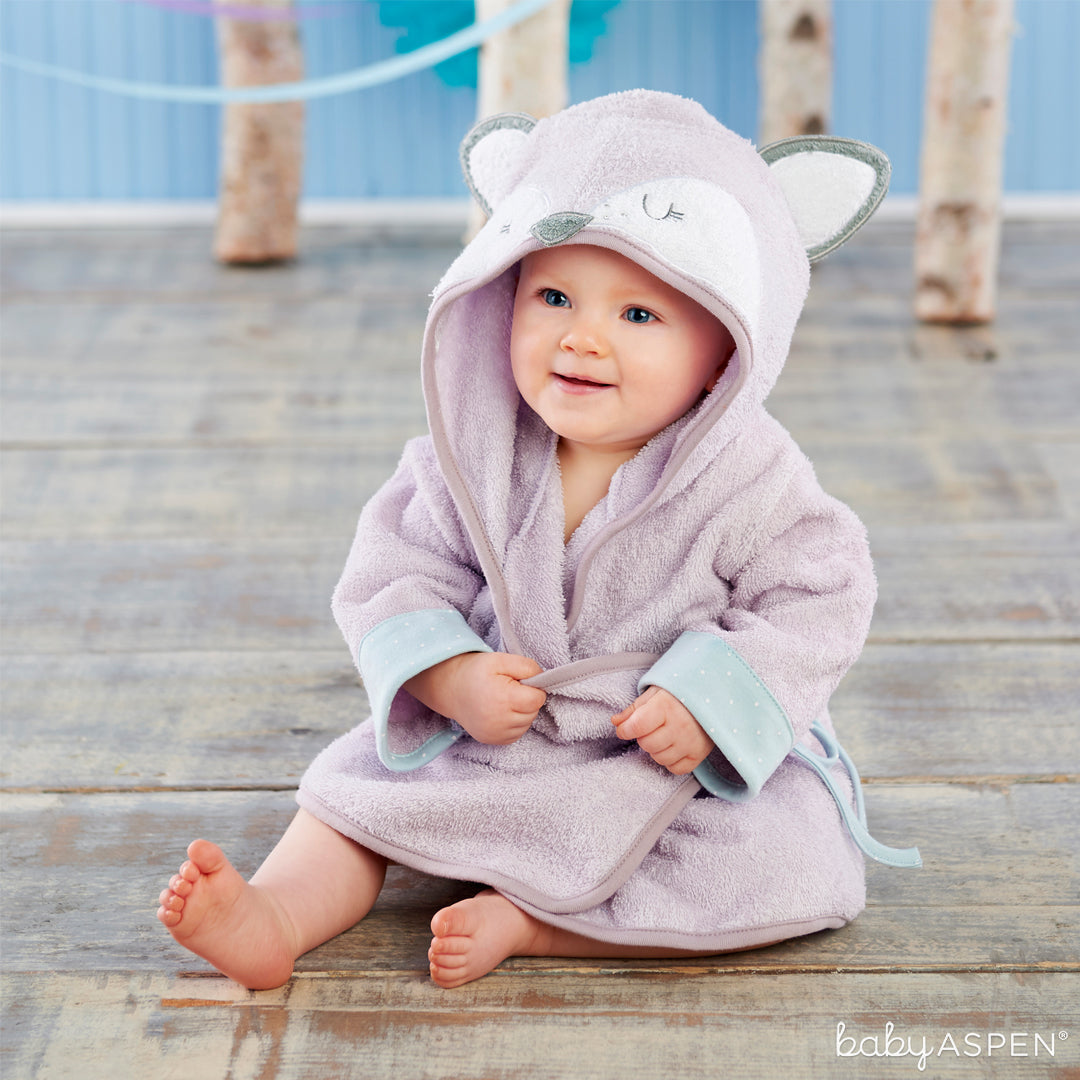 Fancy Fox Hooded Spa Robe | The Perfect Gifts For Your Little Forest Friend | Baby Aspen