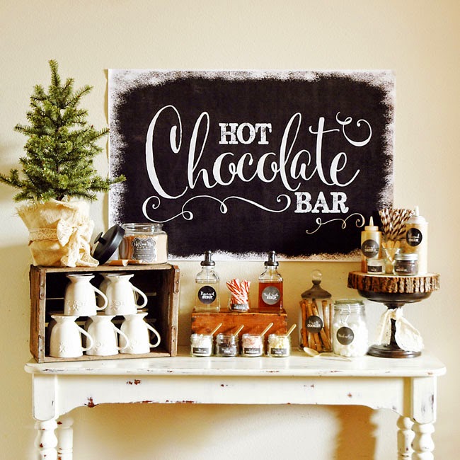 Hot Chocolate Bar | A Happy Holidays Baby Shower | Baby Aspen