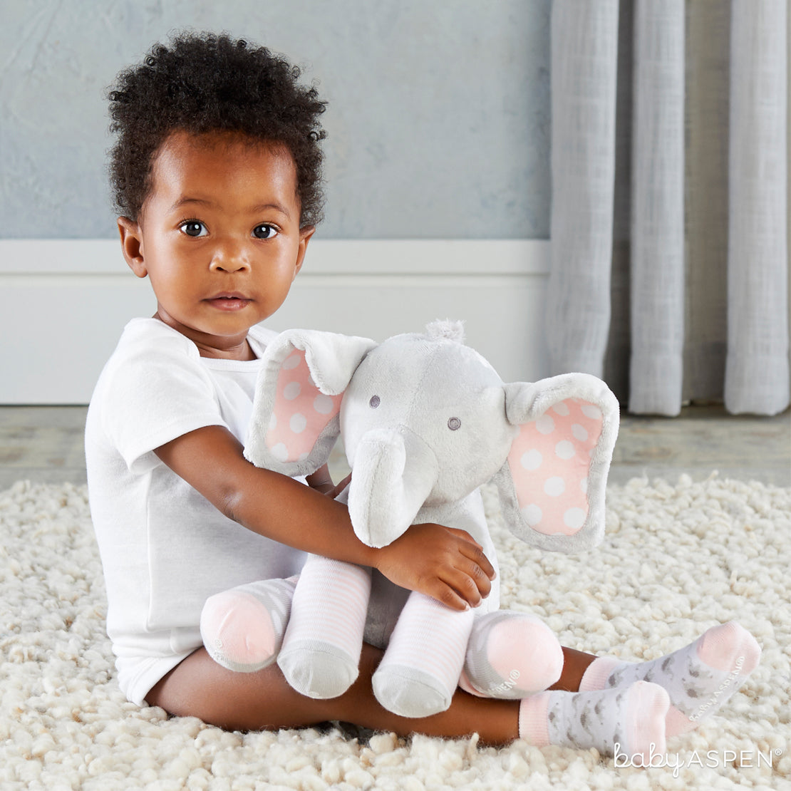 Lily The Elephant | Sweet Elephant Themed Gifts For Your Little Peanut | Baby Aspen