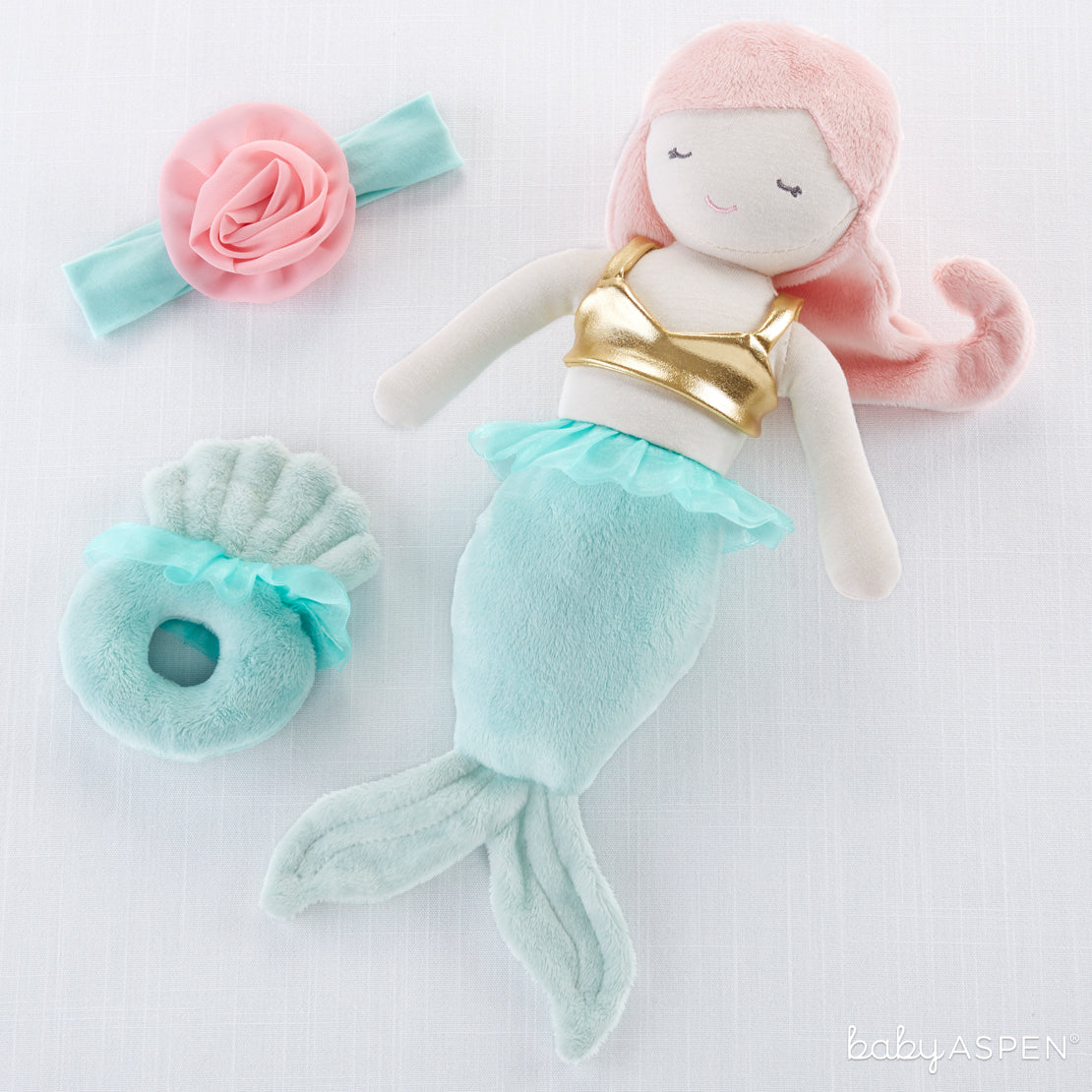 Mia The Mermaid | Plush Friends Every Baby Will Love | Baby Aspen