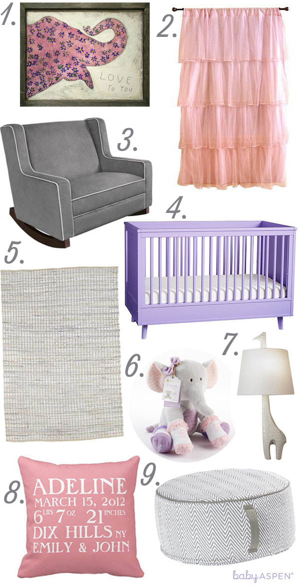 Modern Safari Girl Nursery| Baby Aspen