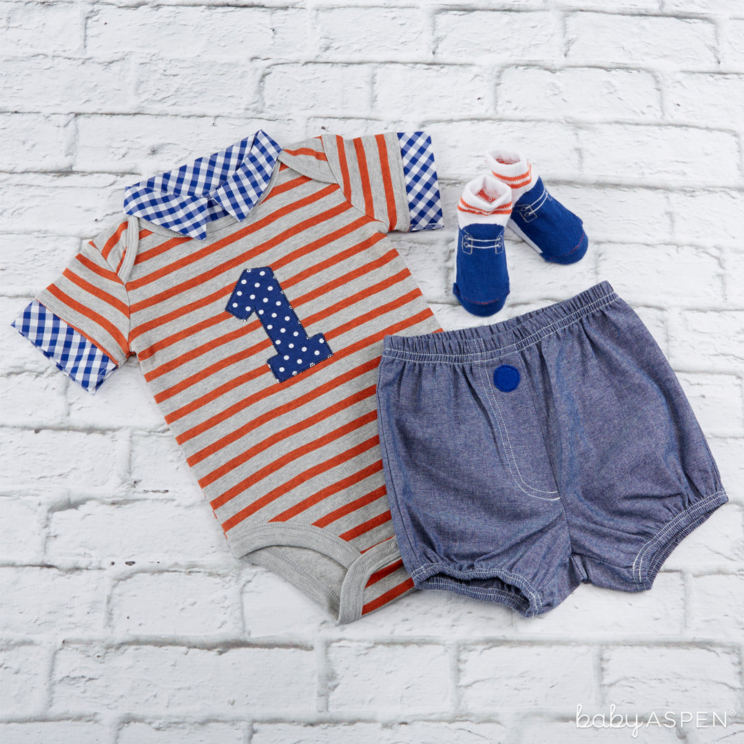 Baby Boy Outfit | My First Birthday | Baby Aspen