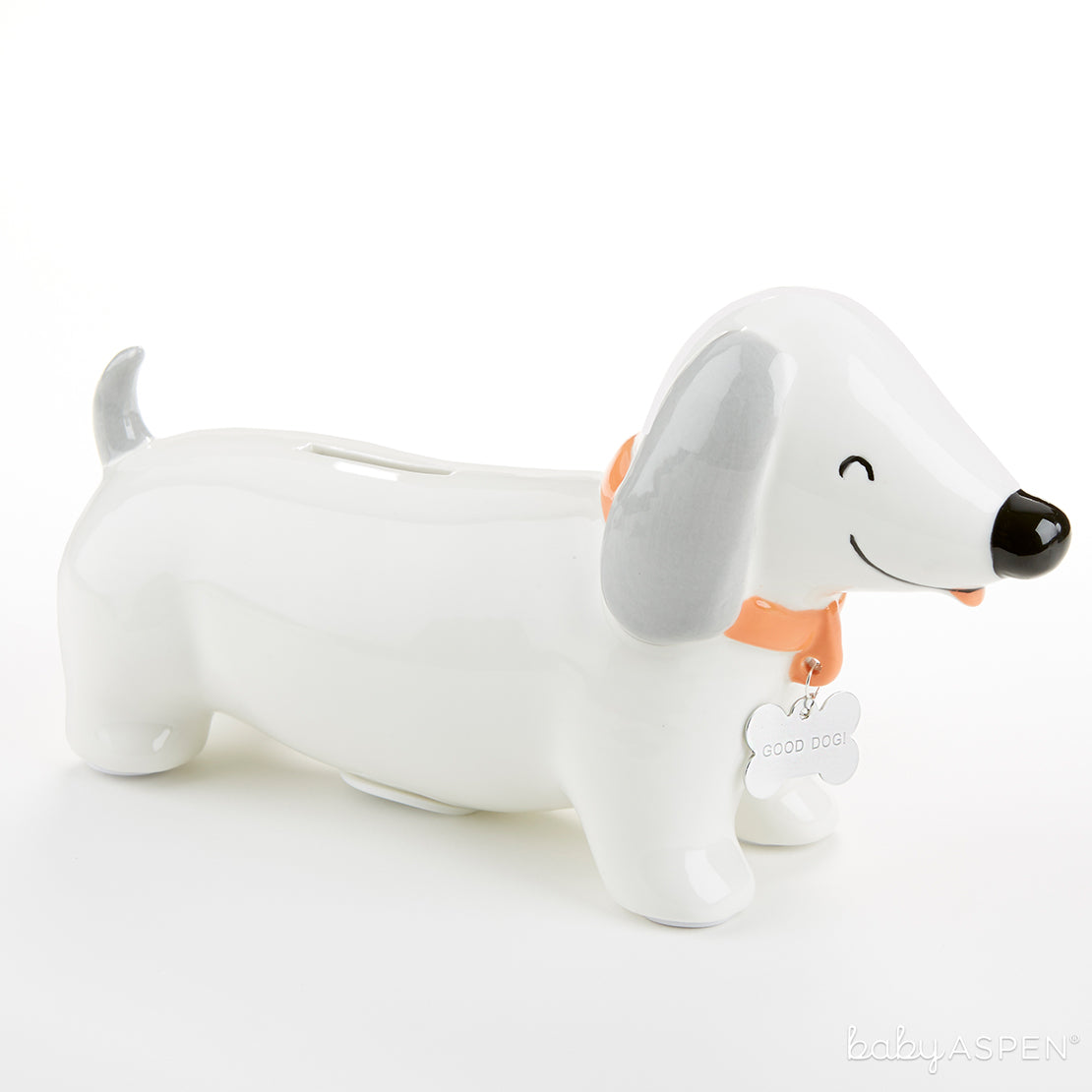 Puppy Love Porcelain Bank | Baby Banks You'll Want in Your Nursery | Baby Aspen