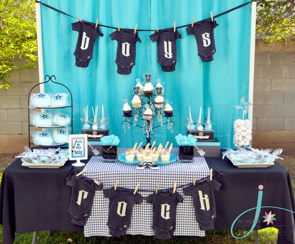 Rock A Bye Baby Shower | 8 Baby Shower Themes for Boys | Baby Aspen 