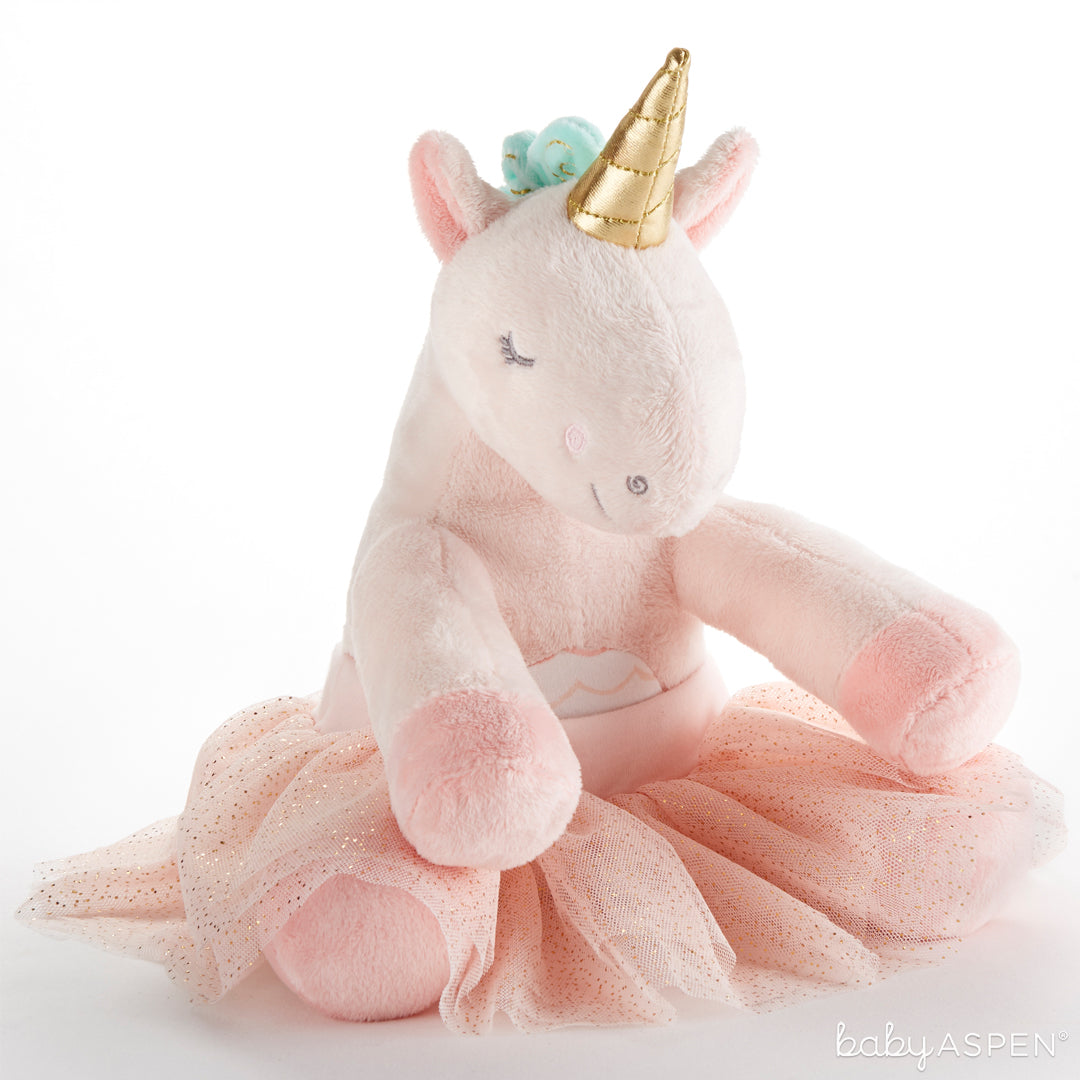 Rosie the Unicorn Plush Plus with Tutu | 5 Simply Enchanted Gifts for Baby Girl | Baby Aspen