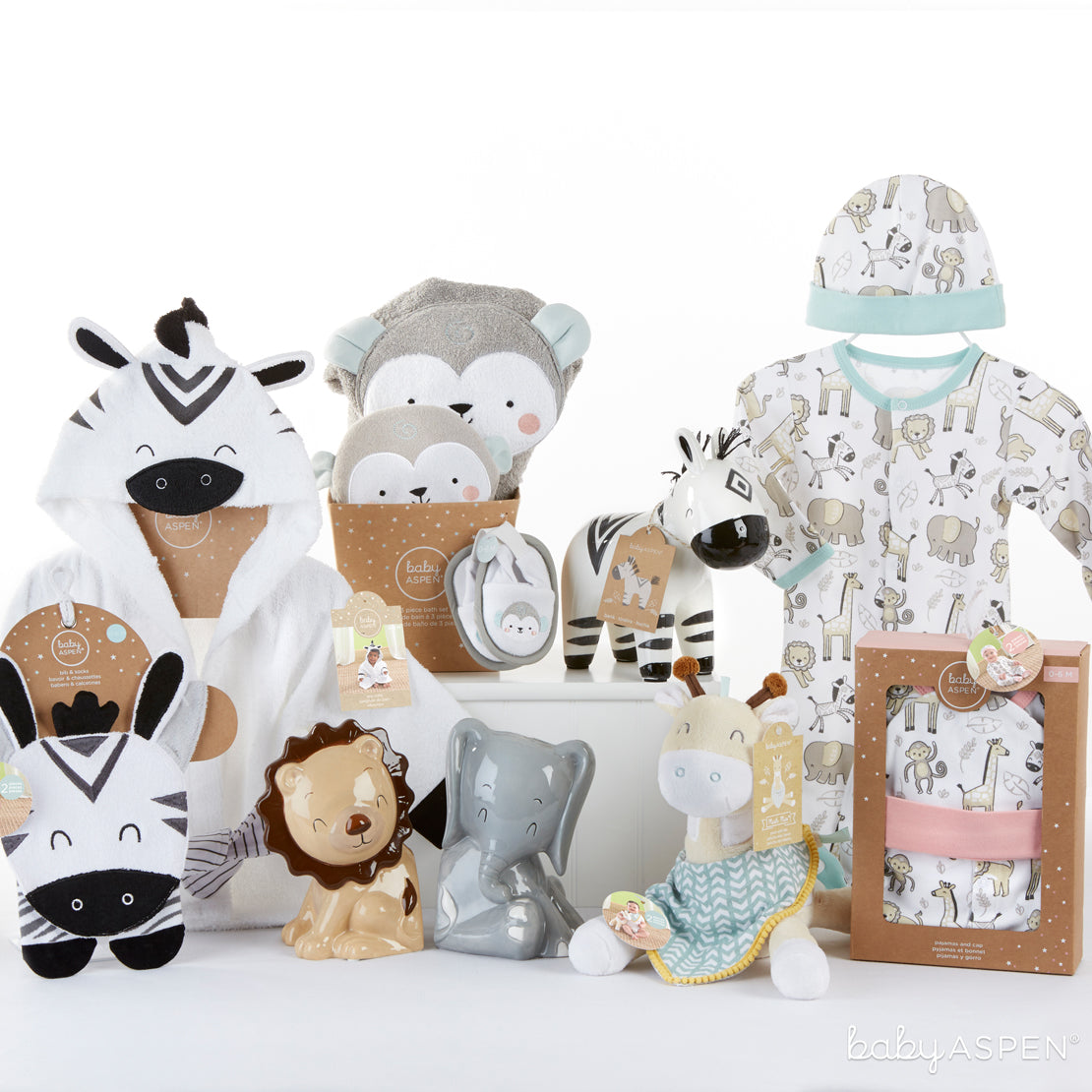 Safari Collection | Go Wild With Safari Themed Baby Gifts | Baby Aspen