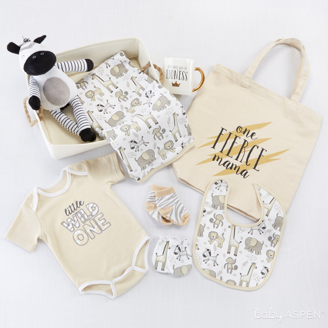 Safari Gift Set | Go Wild With Safari Themed Baby Gifts | Baby Aspen