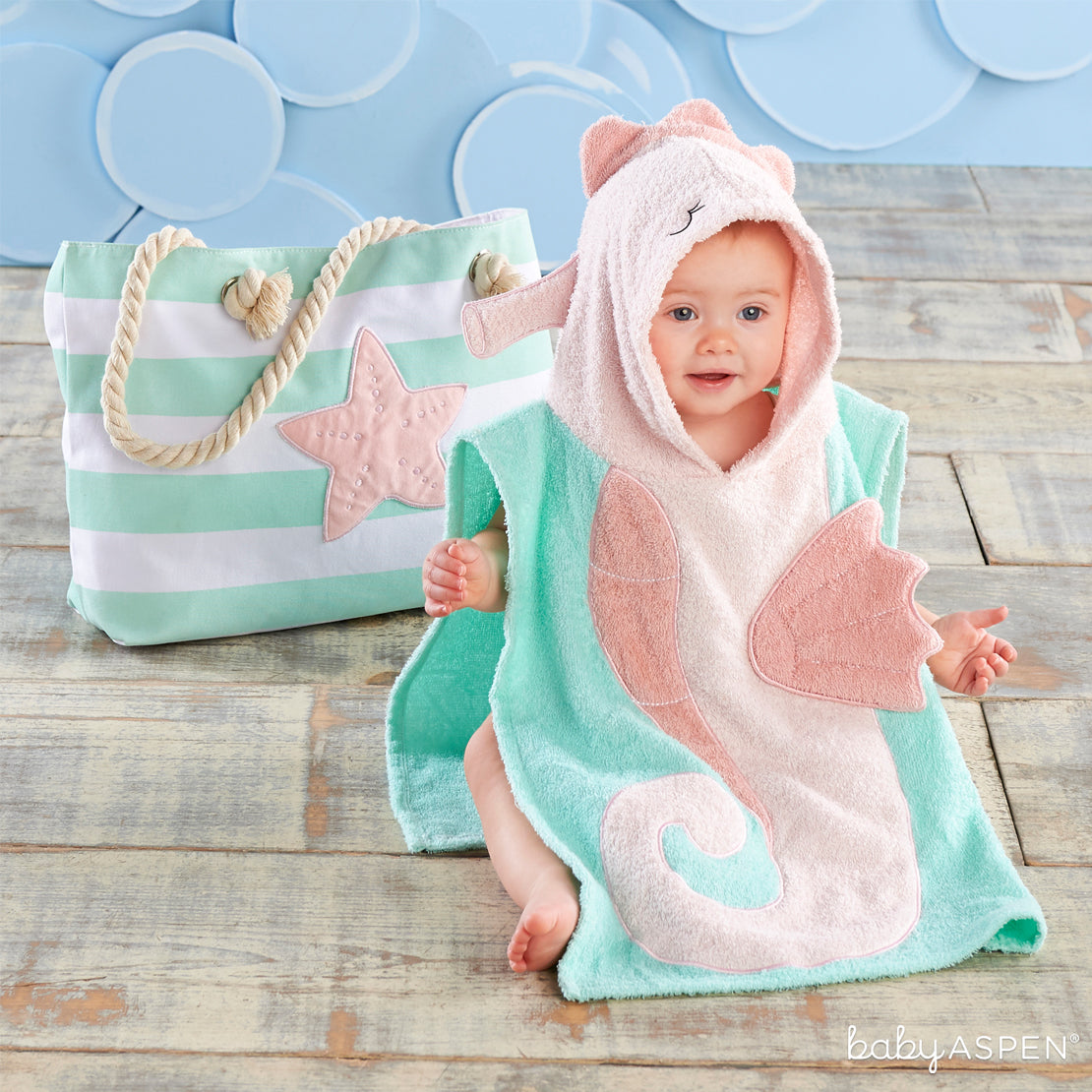 Seahorse Gift Set | Celebrate Summer With Beach Friendly Baby Gifts | Baby Aspen