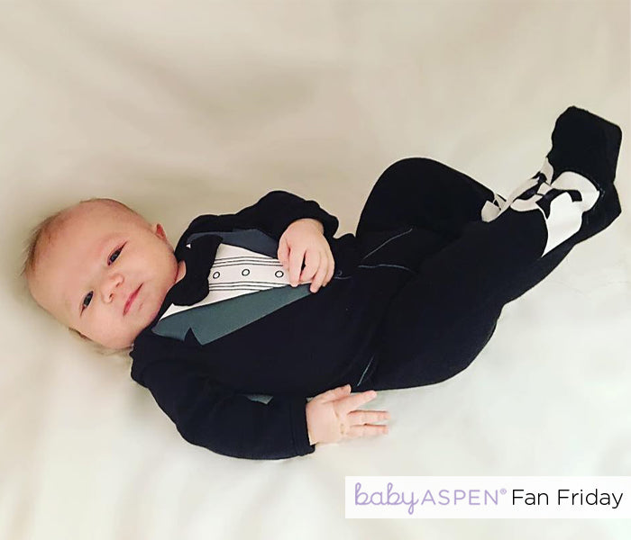 Tuxedo Baby Dapper Boy | The Best of 2017 Fan Friday | Baby Aspen