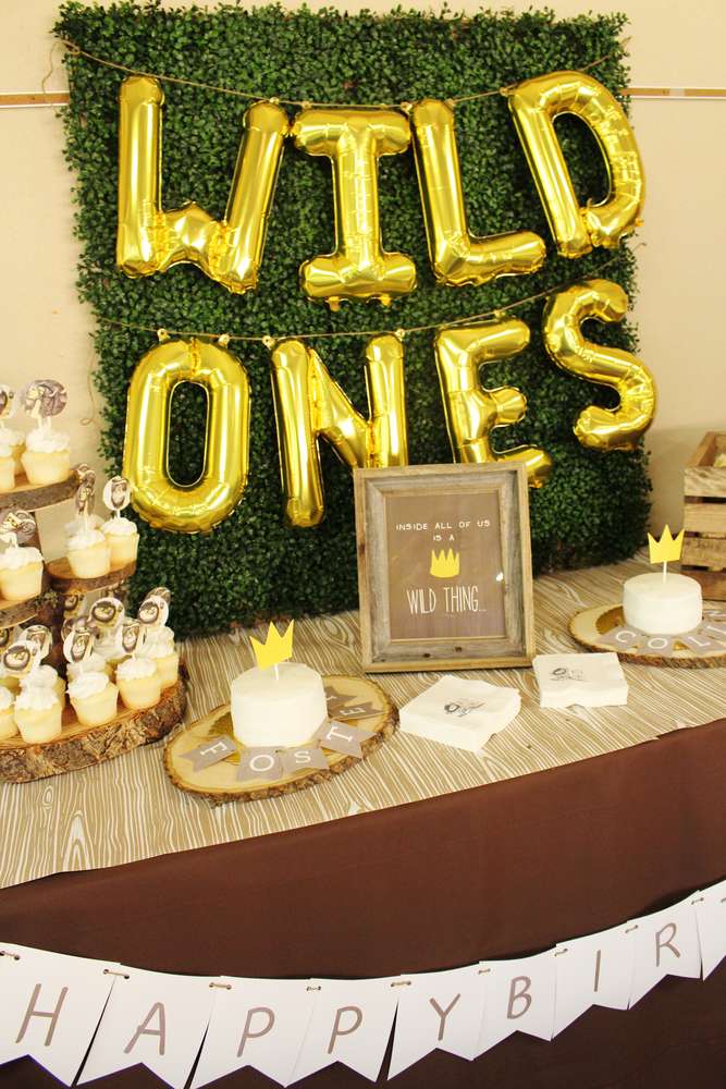 Where The Wild Things Are Birthday Party | Crowning Details via Catch My Party