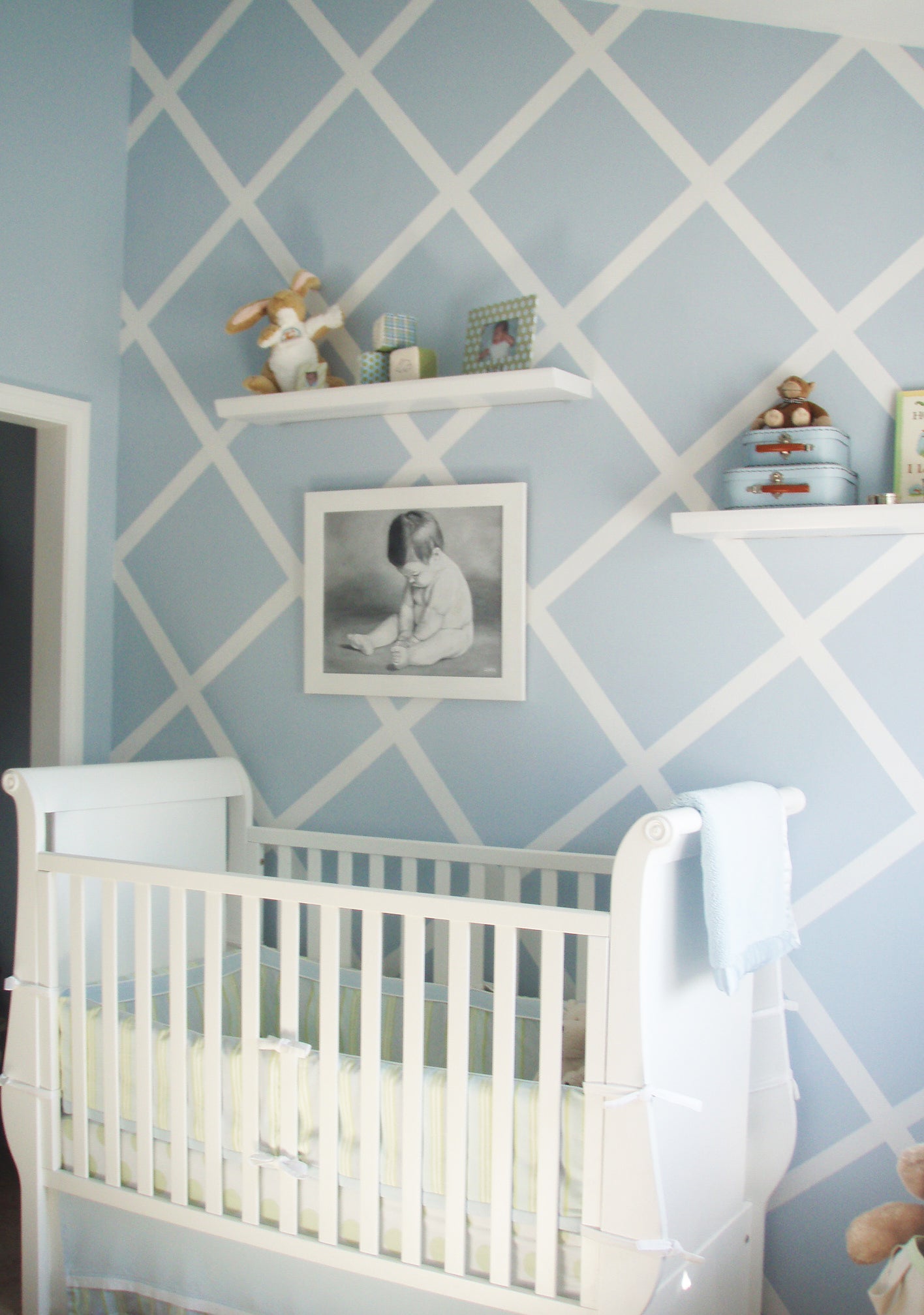 True Baby Blue Nursery - Project Nursery