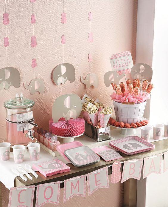 Pink Little Peanut Shower | Hosting a Little Peanut Baby Shower | Baby Aspen