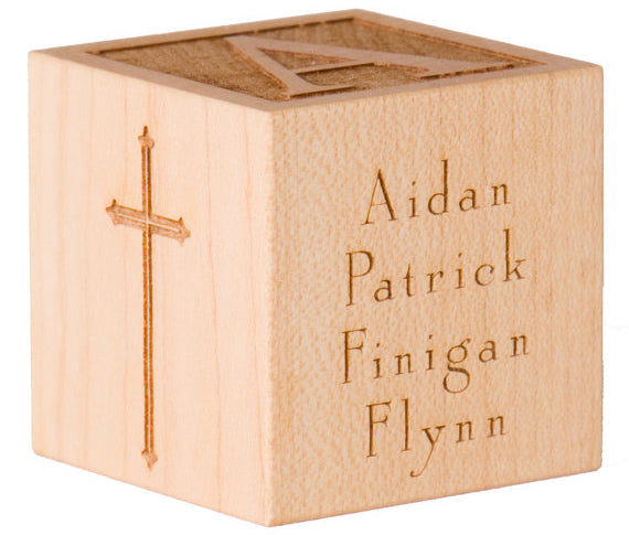  Personalized Wooden Baby Block | Blocks Etc