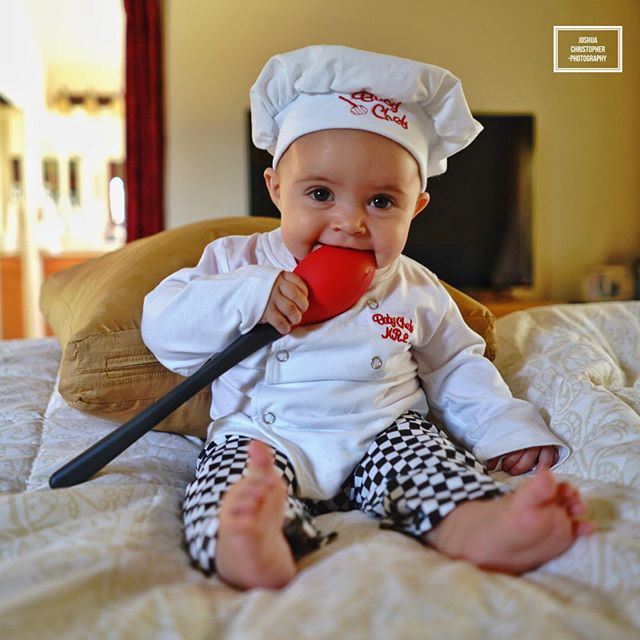 Baby Chef Fan Photo by @joshuachristopherphotography on Instagram | Baby Aspen 