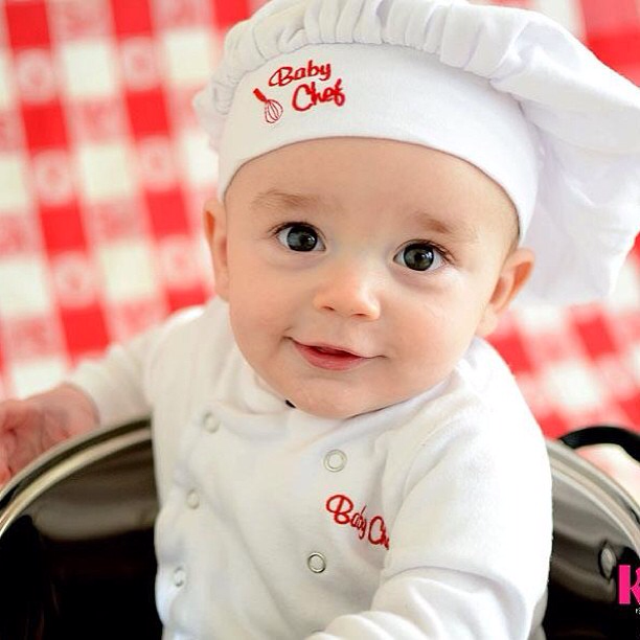 Baby Chef Outfit By @ladysg27 via Instagram | Baby Chefs Are The Best Chefs | Baby Aspen