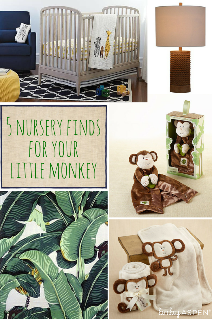 Safari inspired nursery decor for a baby boy | Baby Aspen