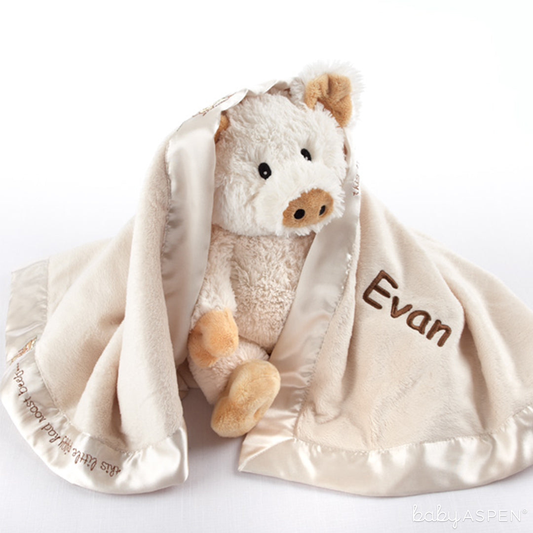 "Pig in a Blanket" Two-Piece Gift Set | Baby Aspen | Holiday Gift Guide