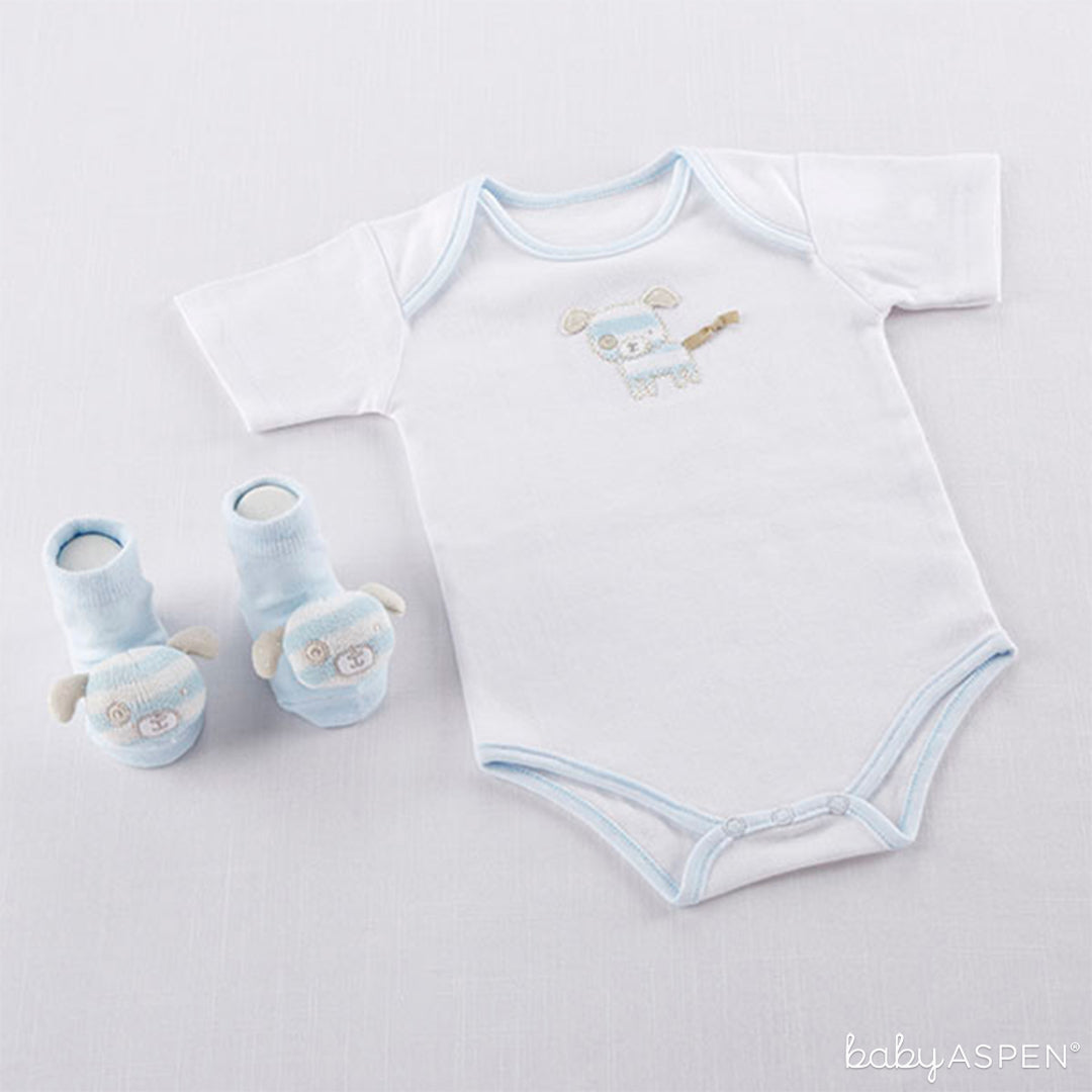 "Puppy Pal" Two-Piece Layette Set for Baby | Baby Aspen