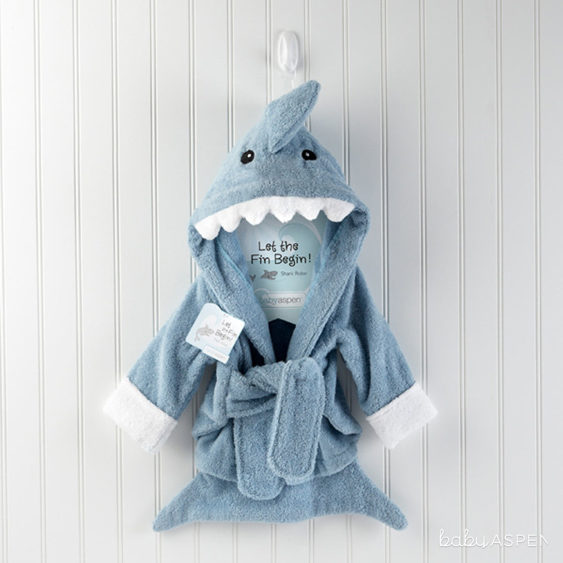 Let the Fin Begin Terry Shark Robe | Our Favorite Baby Gifts from 2016 | Baby Aspen