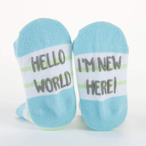 Hello world deals baby socks