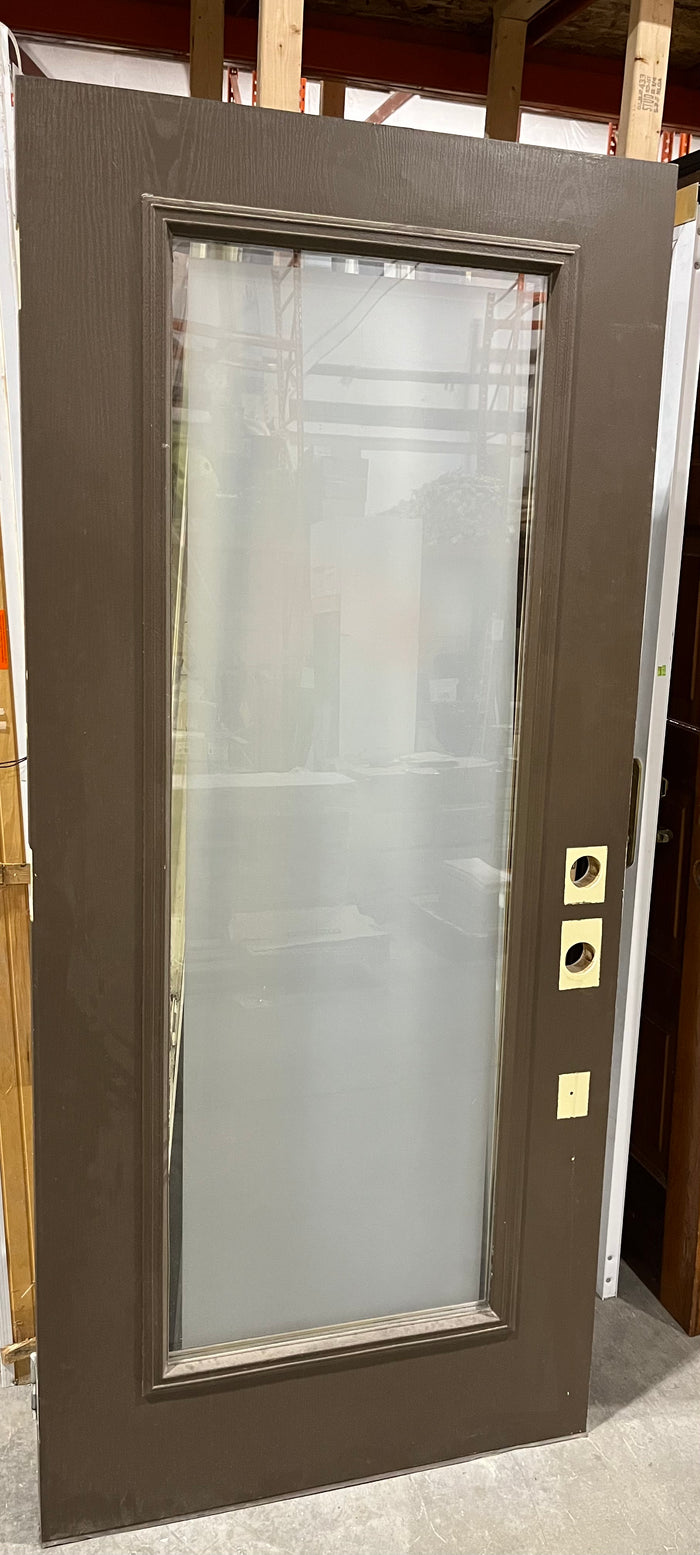 Brown Frosted Glass Door (35.75” x 79.25”)