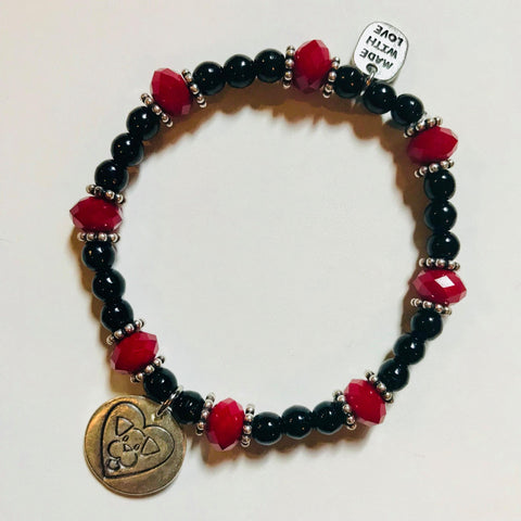 Custom Stray from the Heart bracelet designed by Amy Delson