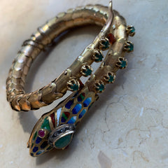 Vintage Snake Bracelet, Amy Delson Collection