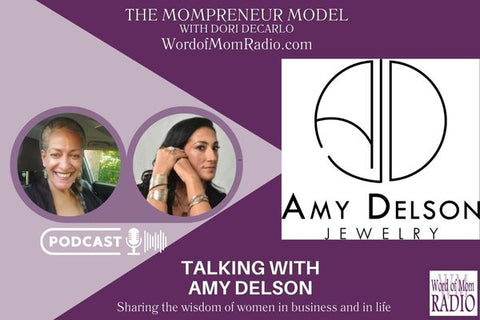 Amy Delson interviewed by Dori DeCarlo on Word of Mom Podcast