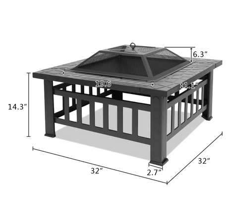 fire pit coffee table