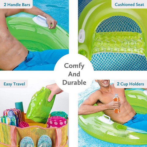inflatable pool chair