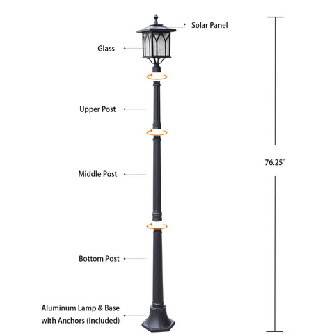 outdoor pole light 