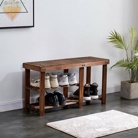 shoe rack bench