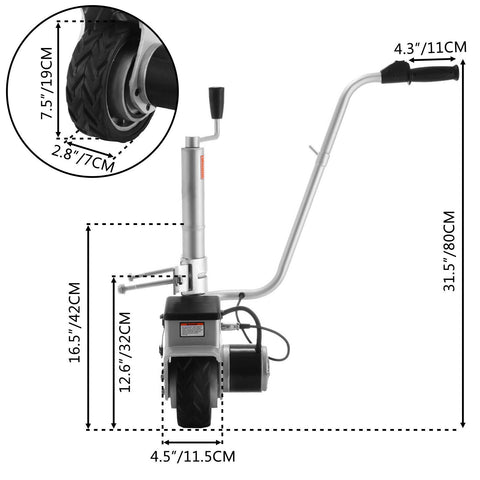 trailer jack wheel