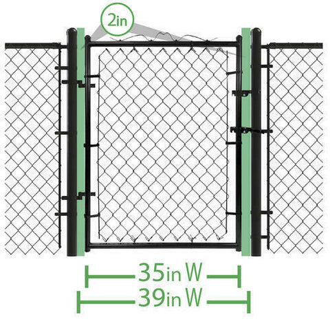 best metal chain link fence